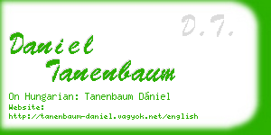 daniel tanenbaum business card